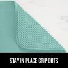 imageGORILLA GRIP 100 BPAFree Patented Silicone Dish Drying Mat for Kitchen Counter 18x16 Inch Water Catching Ribbed Design Easy Clean Waterproof Sink Liner Heat Resistant Fits Under Rack WhiteMint