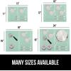 imageGORILLA GRIP 100 BPAFree Patented Silicone Dish Drying Mat for Kitchen Counter 18x16 Inch Water Catching Ribbed Design Easy Clean Waterproof Sink Liner Heat Resistant Fits Under Rack WhiteMint