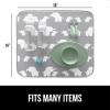 imageGORILLA GRIP 100 BPAFree Patented Silicone Dish Drying Mat for Kitchen Counter 18x16 Inch Water Catching Ribbed Design Easy Clean Waterproof Sink Liner Heat Resistant Fits Under Rack WhiteElephants