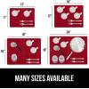 imageGORILLA GRIP 100 BPAFree Patented Silicone Dish Drying Mat for Kitchen Counter 18x16 Inch Water Catching Ribbed Design Easy Clean Waterproof Sink Liner Heat Resistant Fits Under Rack WhiteRed