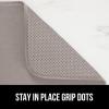 imageGORILLA GRIP 100 BPAFree Patented Silicone Dish Drying Mat for Kitchen Counter 18x16 Inch Water Catching Ribbed Design Easy Clean Waterproof Sink Liner Heat Resistant Fits Under Rack WhiteAlmond