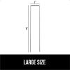 imageGORILLA GRIP 100 Pack Strong Galvanized Steel Landscape Staples RustResistant Sharp Tips Plant and Garden Stakes Adjustable Ground Yard Anchors Outdoor Metal Landscaping Pins for Lawn 6 Inch100 Pack