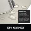 imageGORILLA GRIP 100 Waterproof Raised Edge BPA Free Silicone Pet Feeding Mat Dog Cat Food Mats Contain Spills Protects Floors Placemats for Cats and Dogs Water Bowl Pets Accessories 185x115 GrayCream