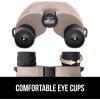 imageGORILLA GRIP 10x25 Compact Binoculars for Adults with Strap Superior High Powered Clear 10X Magnification Lightweight Bird Watching Hunting Stargazing Adjustable Eye Cups GreenKhaki
