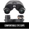 imageGORILLA GRIP 10x25 Compact Binoculars for Adults with Strap Superior High Powered Clear 10X Magnification Lightweight Bird Watching Hunting Stargazing Adjustable Eye Cups GreenBlack