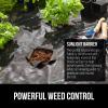 imageGORILLA GRIP 15 FT x 50 FT Powerful Weed Barrier Landscape Fabric Durable Tear Resistant Blocker Permeable UV Resistant Fabrics for Landscaping Outdoor Garden Bed Ground Mulch 32oz Woven32 oz