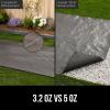 imageGORILLA GRIP 15 FT x 50 FT Powerful Weed Barrier Landscape Fabric Durable Tear Resistant Blocker Permeable UV Resistant Fabrics for Landscaping Outdoor Garden Bed Ground Mulch 32oz Woven5 oz  Felt
