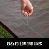 imageGORILLA GRIP 15 FT x 50 FT Powerful Weed Barrier Landscape Fabric Durable Tear Resistant Blocker Permeable UV Resistant Fabrics for Landscaping Outdoor Garden Bed Ground Mulch 32oz Woven5 oz  Felt