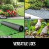 imageGORILLA GRIP 15 FT x 50 FT Powerful Weed Barrier Landscape Fabric Durable Tear Resistant Blocker Permeable UV Resistant Fabrics for Landscaping Outdoor Garden Bed Ground Mulch 32oz Woven5 oz  Felt