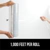 imageGORILLA GRIP 500 Stretch Film Heavy Duty Plastic 1200ft Shrink Wrap Roll 17quot Puncture Resistant Industrial Strength for Shipping Pallet Storing Moving Packing Furniture Protection 1 Pack Clear2
