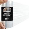 imageGORILLA GRIP 500 Stretch Film Heavy Duty Plastic 1200ft Shrink Wrap Roll 17quot Puncture Resistant Industrial Strength for Shipping Pallet Storing Moving Packing Furniture Protection 1 Pack Clear1