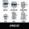 imageGORILLA GRIP 6 Set Packing Cubes Travel Essentials for Suitcase Mesh Organizer Bags for Clothes Toiletries Shoes and Laundry Luggage and Carry On Airplane Accessories Traveling Must Haves SpiralSpiral