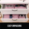 imageGORILLA GRIP 6 Set Packing Cubes Travel Essentials for Suitcase Mesh Organizer Bags for Clothes Toiletries Shoes and Laundry Luggage and Carry On Airplane Accessories Traveling Must Haves SpiralPink