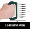 imageGORILLA GRIP BPAFree Chicken Shredder Meat Claws Sharp Stainless Steel Food Shredding Fork Comfortable Handle Easily Shred Pulled Pork Taco Meats Kitchen Smoker BBQ Tool Dishwasher Safe BlackHunter Green