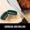 imageGORILLA GRIP BPAFree Chicken Shredder Meat Claws Sharp Stainless Steel Food Shredding Fork Comfortable Handle Easily Shred Pulled Pork Taco Meats Kitchen Smoker BBQ Tool Dishwasher Safe BlackHunter Green