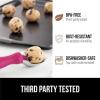 imageGORILLA GRIP BPAFree Heavy Duty Ice Cream Scoop Comfortable Ergonomic Handle Professional Grade Scooper for Perfect Round Scoops Spoon Frozen Hard Gelato Sorbet Cookie Dough Kitchen Tool BlackHot Pink