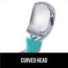 imageGORILLA GRIP BPAFree Heavy Duty Ice Cream Scoop Comfortable Ergonomic Handle Professional Grade Scooper for Perfect Round Scoops Spoon Frozen Hard Gelato Sorbet Cookie Dough Kitchen Tool BlackTurquoise