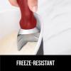 imageGORILLA GRIP BPAFree Heavy Duty Ice Cream Scoop Comfortable Ergonomic Handle Professional Grade Scooper for Perfect Round Scoops Spoon Frozen Hard Gelato Sorbet Cookie Dough Kitchen Tool BlackRed
