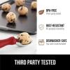 imageGORILLA GRIP BPAFree Heavy Duty Ice Cream Scoop Comfortable Ergonomic Handle Professional Grade Scooper for Perfect Round Scoops Spoon Frozen Hard Gelato Sorbet Cookie Dough Kitchen Tool BlackRed