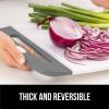 imageGORILLA GRIP BPAFree Reversible Kitchen Cutting Board Set of 3 US Designed Nonporous Juice Grooves Catch Liquid Slip Resistant Border Dishwasher Safe Durable Large Food Chopping Boards BlackGrayWhite