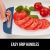 imageGORILLA GRIP BPAFree Reversible Kitchen Cutting Board Set of 3 US Designed Nonporous Juice Grooves Catch Liquid Slip Resistant Border Dishwasher Safe Durable Large Food Chopping Boards BlackRedBlueLime