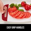 imageGORILLA GRIP BPAFree Reversible Kitchen Cutting Board Set of 3 US Designed Nonporous Juice Grooves Catch Liquid Slip Resistant Border Dishwasher Safe Durable Large Food Chopping Boards BlackRedWhite