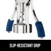 imageGORILLA GRIP BPAFree Sharp Wine Opener Heavy Duty Zinc Alloy Wing Corkscrew Multifunctional Bottle Opener Remove Corks or Cap Easy to Use Bar Cork Screw Dishwasher Safe Kitchen Essentials BlackBlue