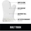 imageGORILLA GRIP BPAFree Soft Silicone Oven Mitts Heat Resistant and Waterproof Cooking Gloves Thick Cotton Lining Flexible Gripping for Baking Grilling Kitchen Potholders Set of 2 125x83 WhiteWhite