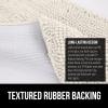 imageGORILLA GRIP Bathroom Rug Sets Soft Chenille 2 Piece Area Rugs Set Toilet Base Mat and 30x20 Carpet Absorbent Microfiber Washable Mats Dry Quickly Home Dcor and Bath Room Accessories GreyIvory