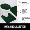 imageGORILLA GRIP Bathroom Rug Sets Soft Chenille 2 Piece Area Rugs Set Toilet Base Mat and 30x20 Carpet Absorbent Microfiber Washable Mats Dry Quickly Home Dcor and Bath Room Accessories GreyHunter