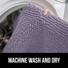 imageGORILLA GRIP Bathroom Rug Sets Soft Chenille 2 Piece Area Rugs Set Toilet Base Mat and 30x20 Carpet Absorbent Microfiber Washable Mats Dry Quickly Home Dcor and Bath Room Accessories GreyLight Purple