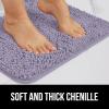 imageGORILLA GRIP Bathroom Rug Sets Soft Chenille 2 Piece Area Rugs Set Toilet Base Mat and 30x20 Carpet Absorbent Microfiber Washable Mats Dry Quickly Home Dcor and Bath Room Accessories GreyLight Purple
