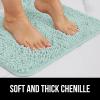 imageGORILLA GRIP Bathroom Rug Sets Soft Chenille 2 Piece Area Rugs Set Toilet Base Mat and 30x20 Carpet Absorbent Microfiber Washable Mats Dry Quickly Home Dcor and Bath Room Accessories GreySeablue