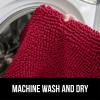 imageGORILLA GRIP Bathroom Rug Sets Soft Chenille 2 Piece Area Rugs Set Toilet Base Mat and 30x20 Carpet Absorbent Microfiber Washable Mats Dry Quickly Home Dcor and Bath Room Accessories GreyRed