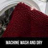 imageGORILLA GRIP Bathroom Rug Sets Soft Chenille 2 Piece Area Rugs Set Toilet Base Mat and 30x20 Carpet Absorbent Microfiber Washable Mats Dry Quickly Home Dcor and Bath Room Accessories GreyBurgundy