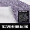 imageGORILLA GRIP Bathroom Rug Sets Soft Chenille 2 Piece Area Rugs Set Toilet Base Mat and 30x20 Carpet Absorbent Microfiber Washable Mats Dry Quickly Home Dcor and Bath Room Accessories GreyLight Purple