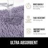 imageGORILLA GRIP Bathroom Rug Sets Soft Chenille 2 Piece Area Rugs Set Toilet Base Mat and 30x20 Carpet Absorbent Microfiber Washable Mats Dry Quickly Home Dcor and Bath Room Accessories GreyLight Purple