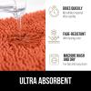 imageGORILLA GRIP Bathroom Rug Sets Soft Chenille 2 Piece Area Rugs Set Toilet Base Mat and 30x20 Carpet Absorbent Microfiber Washable Mats Dry Quickly Home Dcor and Bath Room Accessories GreyCoral