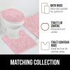 imageGORILLA GRIP Bathroom Rug Sets Soft Chenille 2 Piece Area Rugs Set Toilet Base Mat and 30x20 Carpet Absorbent Microfiber Washable Mats Dry Quickly Home Dcor and Bath Room Accessories GreyLight Pink