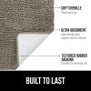 imageGORILLA GRIP Bathroom Rug Sets Soft Chenille 2 Piece Area Rugs Set Toilet Base Mat and 30x20 Carpet Absorbent Microfiber Washable Mats Dry Quickly Home Dcor and Bath Room Accessories GreyLatte