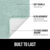 imageGORILLA GRIP Bathroom Rug Sets Soft Chenille 2 Piece Area Rugs Set Toilet Base Mat and 30x20 Carpet Absorbent Microfiber Washable Mats Dry Quickly Home Dcor and Bath Room Accessories GreySeablue