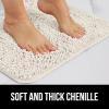 imageGORILLA GRIP Bathroom Rug Sets Soft Chenille 2 Piece Area Rugs Set Toilet Base Mat and 30x20 Carpet Absorbent Microfiber Washable Mats Dry Quickly Home Dcor and Bath Room Accessories GreyIvory