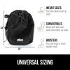 imageGORILLA GRIP Car Seat Travel Bag for Airplane Gate Check Easy Carry Backpack Bags Cover Carseats Infant Baby Carriers and Toddler Booster Seats for Airport Child Air Travels Essential FluorescentBlack