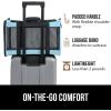 imageGORILLA GRIP Cat Carrier Travel Bag Up to 15 Lbs Soft Collapsible Small Dog Carriers Top and Side Entry Breathable Mesh Grip Feet on Underside Cozy Washable Waterproof Pad Portable Kennel GrayBlue