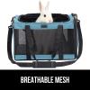 imageGORILLA GRIP Cat Carrier Travel Bag Up to 15 Lbs Soft Collapsible Small Dog Carriers Top and Side Entry Breathable Mesh Grip Feet on Underside Cozy Washable Waterproof Pad Portable Kennel GrayBlue