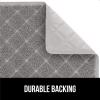 imageGORILLA GRIP Cat Litter Box Mat 35x23 Water Resistant US Designed Kitty Litter Trapping Mats Easy to Clean Scatter Control Less Mess and Clean Floors Kitten Supplies for Indoor Cats GrayGrey