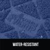imageGORILLA GRIP Cat Litter Box Mat 35x23 Water Resistant US Designed Kitty Litter Trapping Mats Easy to Clean Scatter Control Less Mess and Clean Floors Kitten Supplies for Indoor Cats GrayNavy