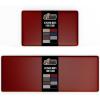 imageGORILLA GRIP Comfortable Cushioned Kitchen Mats for Floor 39x20 Waterproof and Stain Resistant Soft Top 34 Inch Thick Ergonomic Standing Desk Anti Fatigue Mat Foam Supports Ankles and Feet BlackRed