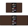 imageGORILLA GRIP Comfortable Cushioned Kitchen Mats for Floor 39x20 Waterproof and Stain Resistant Soft Top 34 Inch Thick Ergonomic Standing Desk Anti Fatigue Mat Foam Supports Ankles and Feet BlackBrown