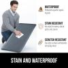 imageGORILLA GRIP Comfortable Cushioned Kitchen Mats for Floor 39x20 Waterproof and Stain Resistant Soft Top 34 Inch Thick Ergonomic Standing Desk Anti Fatigue Mat Foam Supports Ankles and Feet BlackCharcoal